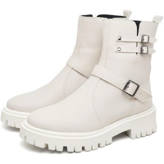 Coturno Feminino Dubuy Bota Off White Andy 1202DB em Oferta na Shopee
