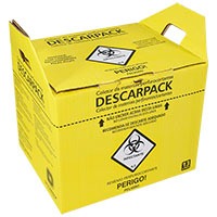 Caixa coletora amarela perfurocortante Descarpack em Oferta na Shopee