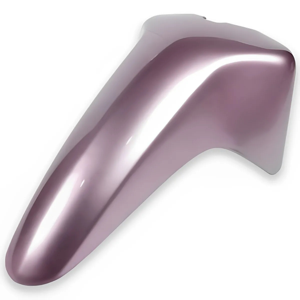 Paralama Dianteiro Frente Moto Honda Biz 125 Ks/ Es 2010 Abs 100% Virgem Cor Rosa Àgata Perolizado