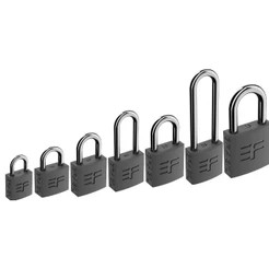 Cadeado Preto Fosco 3F do Brasil