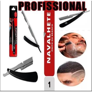 Navalhete Inox Para Barbear Profissional Navalha em Oferta na Shopee