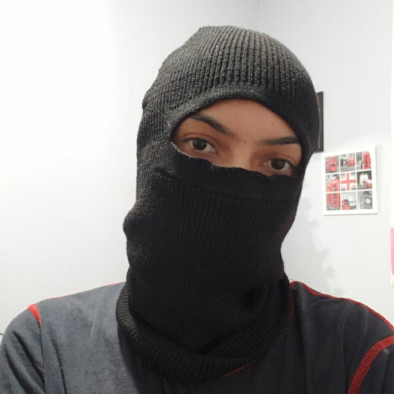 touca ninja, balaclava de lã, touca de motoqueiro.