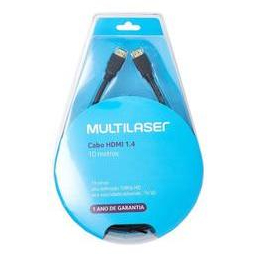 Cabo HDMI 1.4 10 m 19 Pinos, MULTILASER