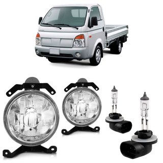 Kit Par Farol de Milha Auxiliar + Par Lâmpada Halógena Hr 2006 2007 2008 2009 2010 2011 2012 Lente Lisa Acrilico em Oferta na Shopee