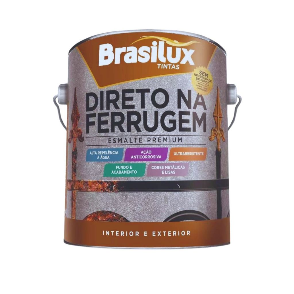 Tinta Para Ferro E Metais Direto Na Ferrugem 900ml em Oferta na Shopee