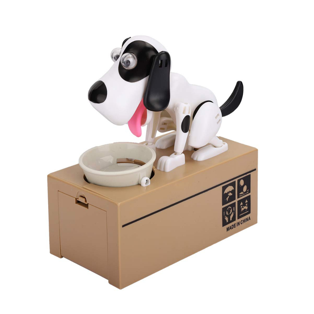 Cofrinho Cofre De Cachorrinho Que Come Moedas Decoração Lindo Cor Sortido em Oferta na Shopee