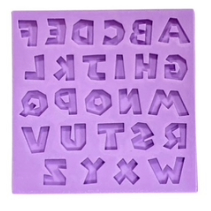 F1513 MOLDE DE SILICONE ALFABETO MARIO CONFEITARIA BISCUIT em Oferta na Shopee