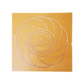 Placa Turbilhão Prosperador M Cobre Radionica / Radiestesia em Oferta na Shopee