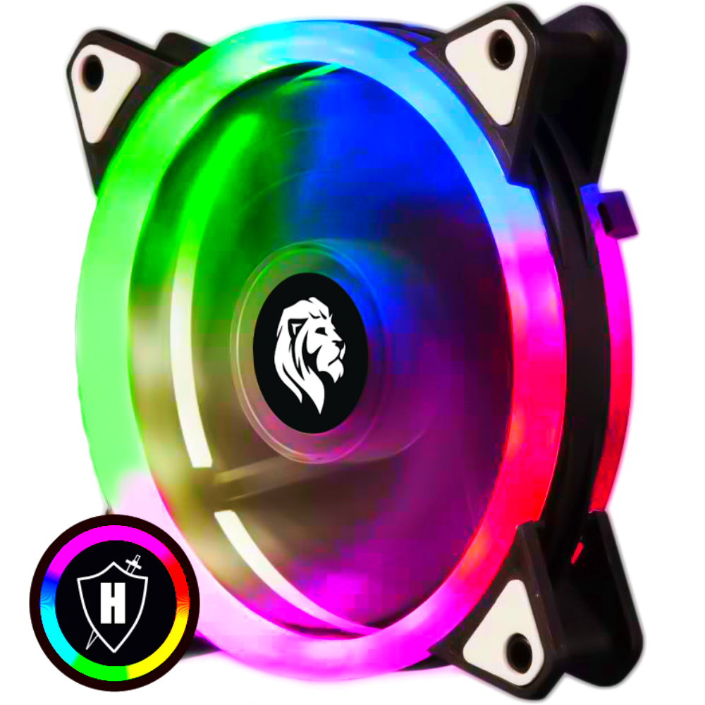 Cooler Fan Game Led RGB 120mm 12cm Gabinete Ventoinha Cpu
