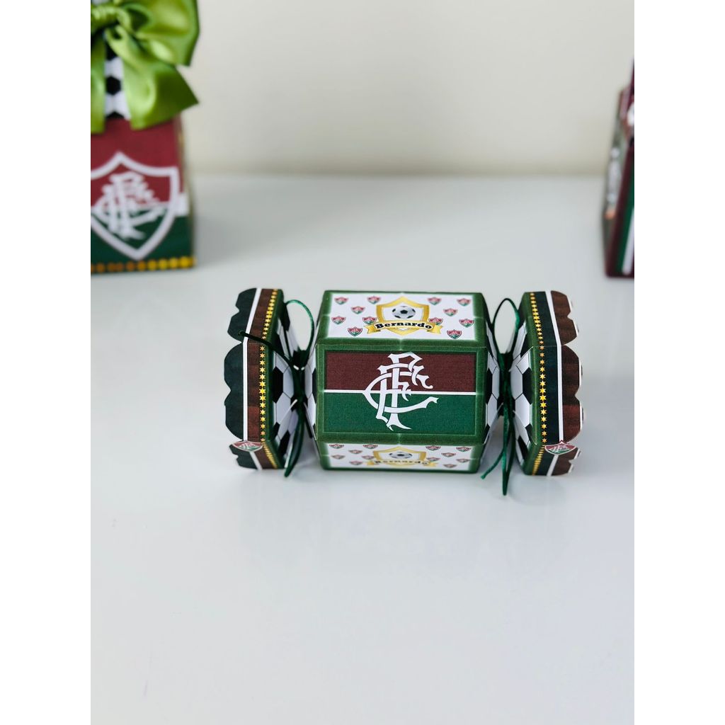 Caixa BALA Personalizada FLUMINENSE Caixinha FLU