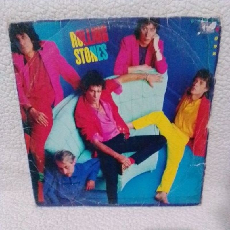 Vinil LP The Rolling Stones - Dirty Work com encarte