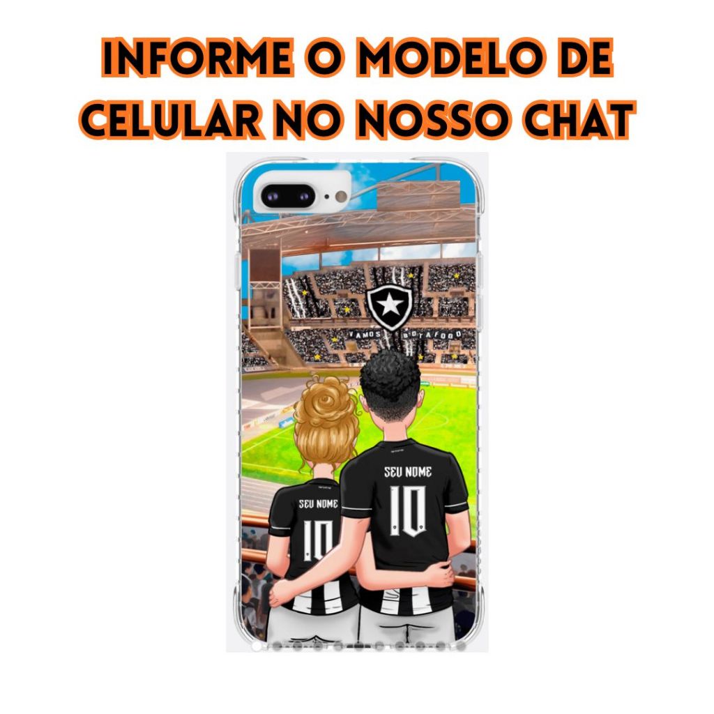 Capa de Celular Customizada Tipo Casal Botafogo