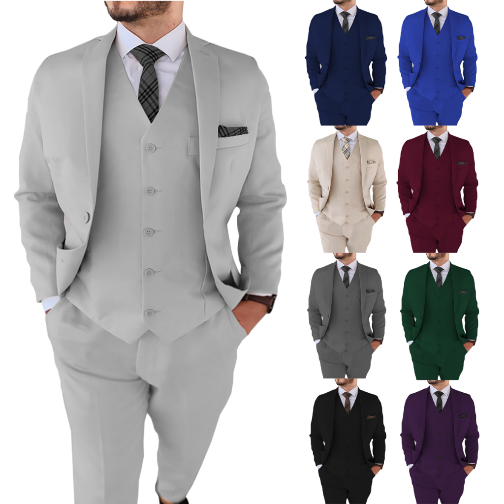 Terno Slim Kit Completo De Luxo - Calça + Blazer + Cabide