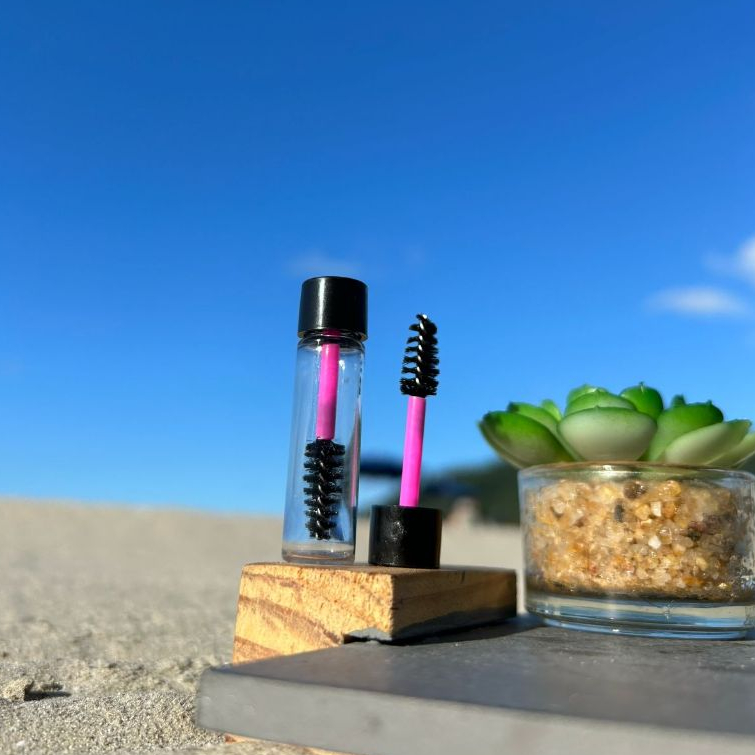 Kit 65 Mini Frasco Tubete Escovinha de Sobrancelhas Escovinhas Cílios Tubo Rímel e Extensão Cílios em Oferta na Shopee