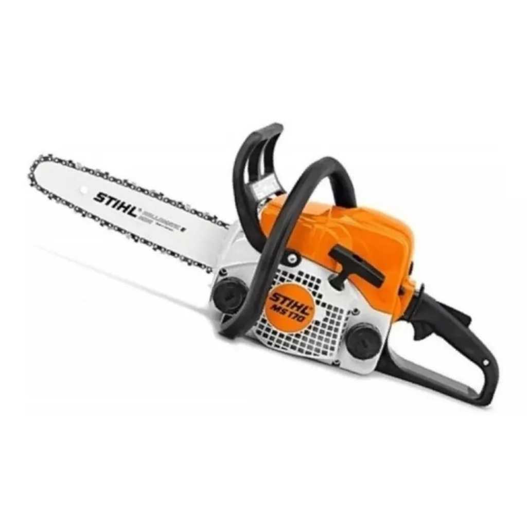 Motosserra Stihl gasolina 30.1cc - MS 172 1.7cv - Laranja/branco.