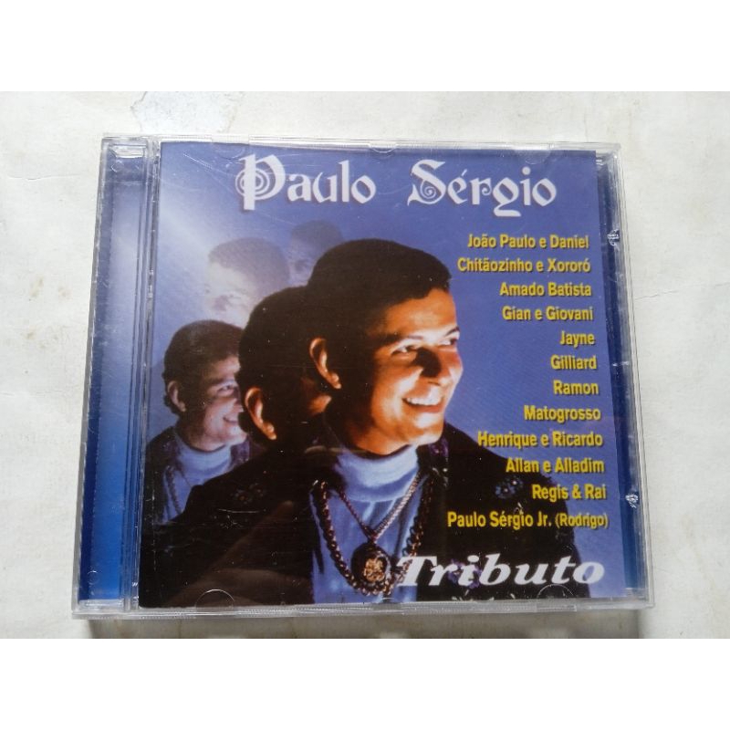 CD Paulo Sérgio tributo com artistas da música sertaneja ótimo estado mídia e capa