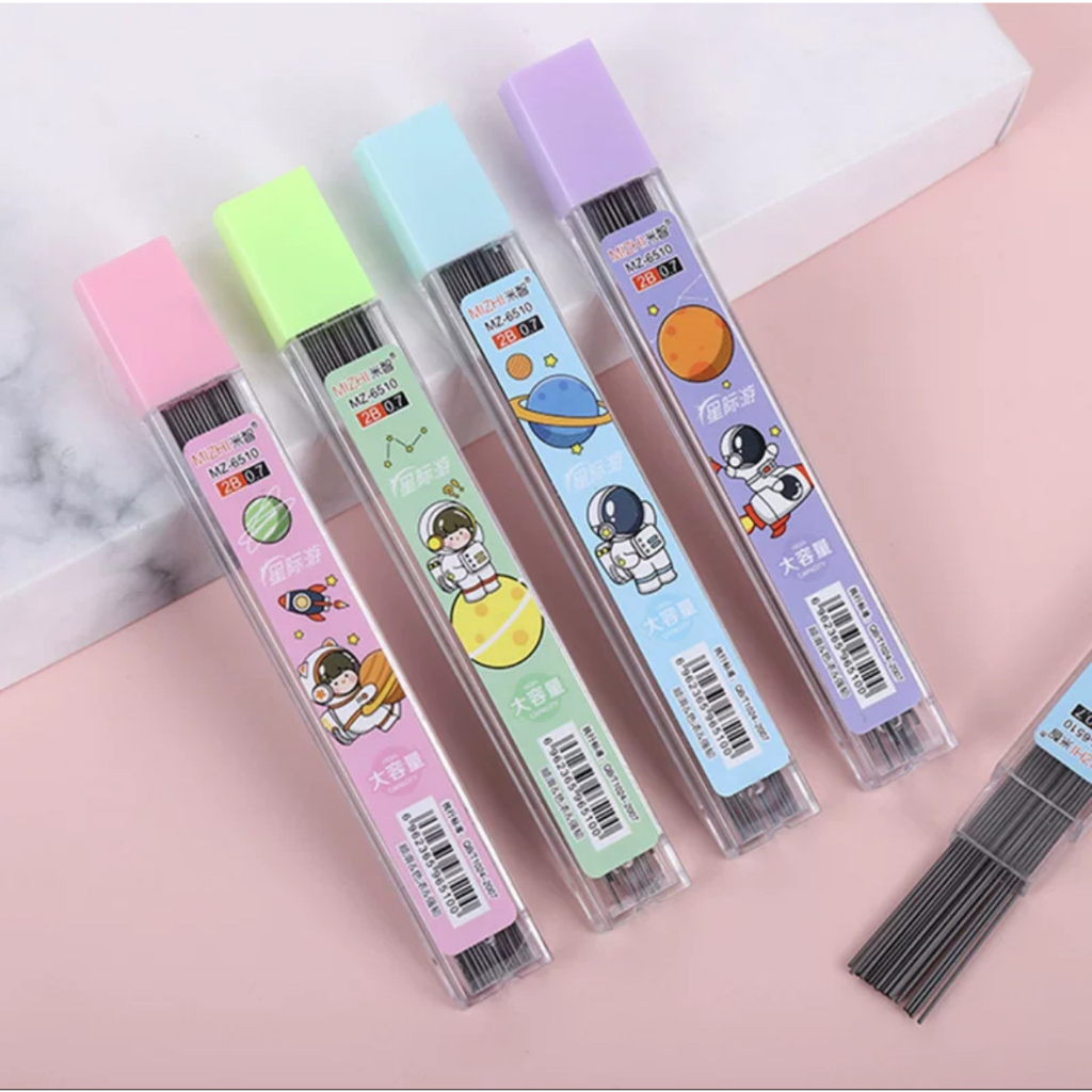 Refil De Lápis Mecânico Automático De 0,7mm 2B em Oferta na Shopee