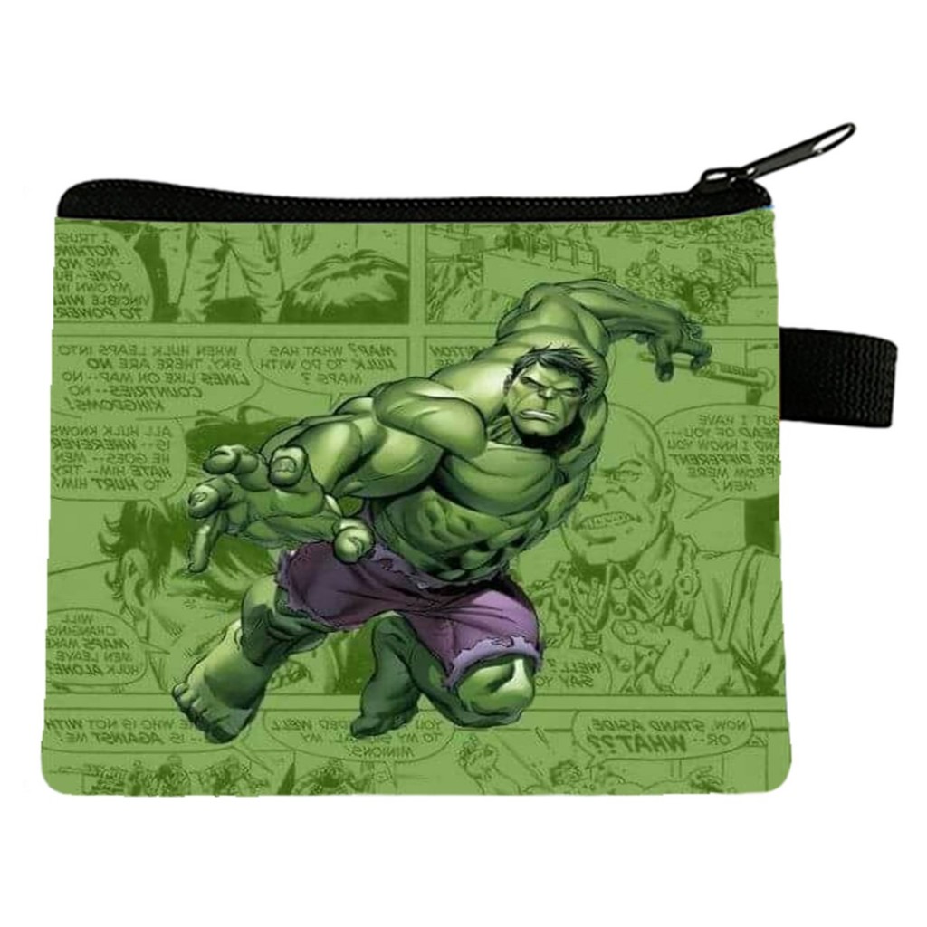 Bolsinha Infantil Porta Moedas Hulk Desenho Animado Tartarugas Ninjas