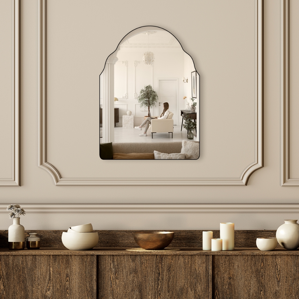 Espelho Orgânico Moderno Decorativo 60x80cm - Mod. Marrocos