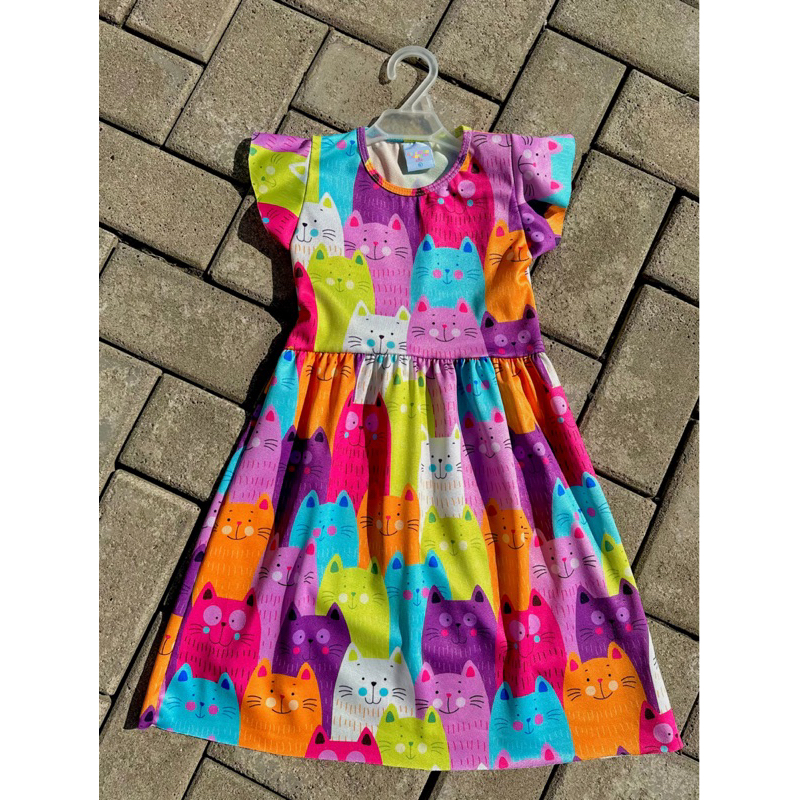 Vestido Infantil Menina Verão Estampado