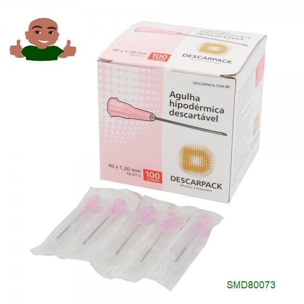 PROMOÇÃO AGULHA HIPODERMICA 40X1,20 ESTÉRIL em Oferta na Shopee