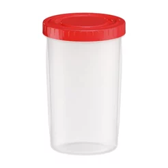 Copo com Tampa Rosca 420 ml para Uso Doméstico Casa Organizada Prático e Funcional