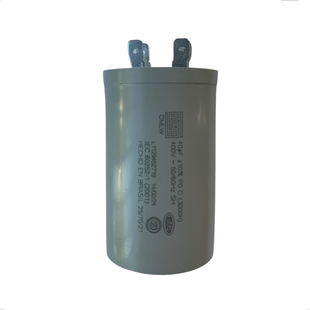 Capacitor Permanente De Partida Motor De Piscina 1/2cv Jetpump Weg 380 400 40uf 40x72mm