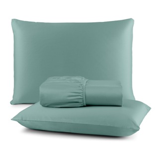 Jogo De Cama Lençol Casal Padrão 03 Peças 100% Algodão - 300 Fios Super Macio em Oferta na Shopee