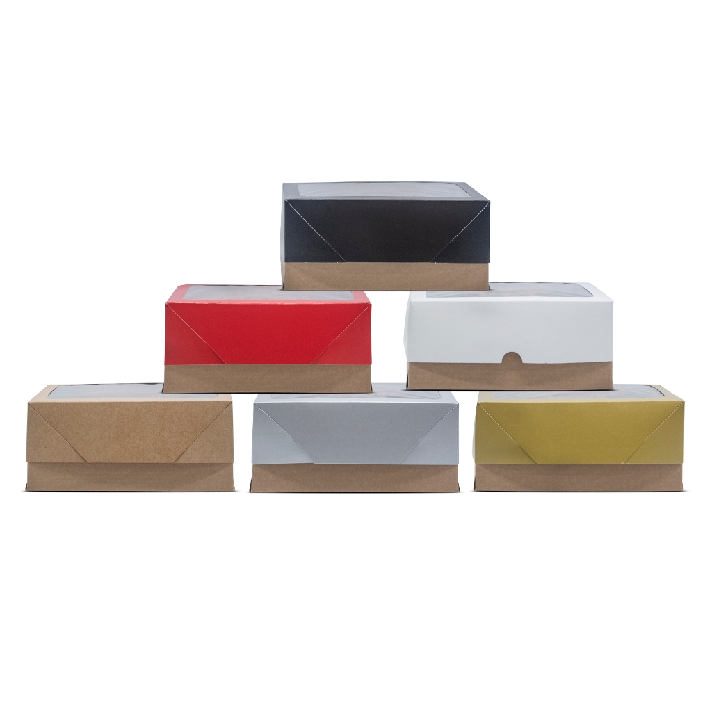10 Caixas para Bolo, Tortas e Doces Com Visor - 20x20x8 | Pratos de até 19cm