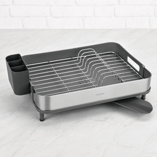 Escorredor De Louça Inox Tramontina Com Secador Porta Talheres e Bandeja Coletora em Oferta na Shopee