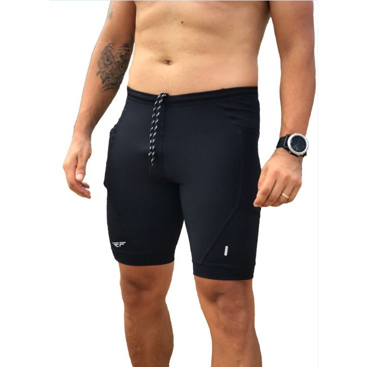 Bermuda De Compressão Masculina Com Bolso Corrida em Oferta na Shopee