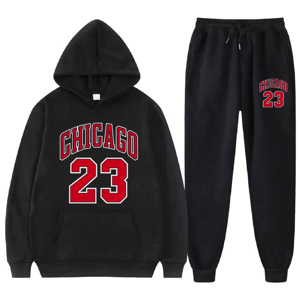 Conjunto Moletom Flanelado Casual Chicago 23