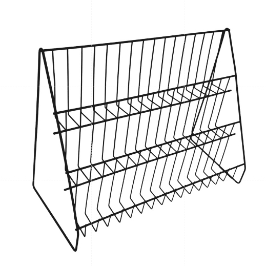 Display Expositor Para Livros E Revistas De Balcão C/ 1 Un - PRETO em Oferta na Shopee