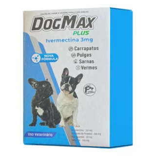 4 Comprimidos Dogmax Plus Para Pulga Carrapato, Vermes E Sarna 7 a 15kg em Oferta na Shopee