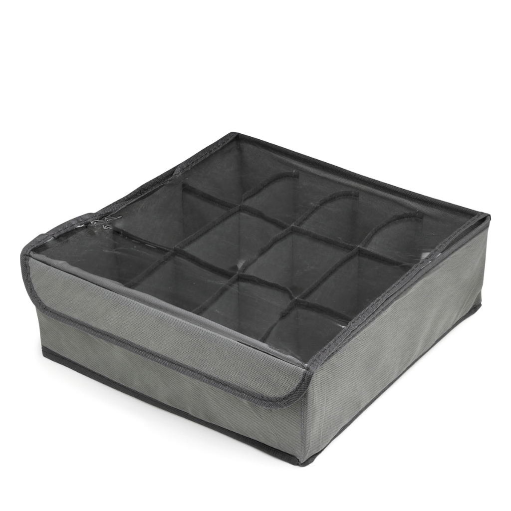 Kit Colmeia Organizadora de Roupas Intimas com Tampa 12 Divisórias para Gavetas Material TNT em Oferta na Shopee