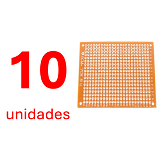 Placa PCB Ilhada Universal Pré-furada 5x7cm (10 unidades) em Oferta na Shopee