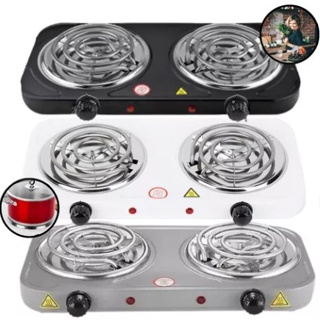 Fogareiro Elétrico Portátil de Mesa 2 e 1 Bocas 2000W 110V ou 220V em Oferta na Shopee