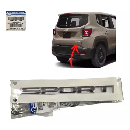 Emblema Sport Traseiro Jeep Renegade Original 51974538 2015/
