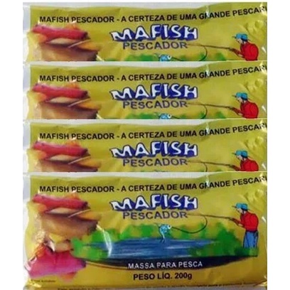 Massa Mafish Massa para Pesca Mafish Pescador COCO e VERMELHA Opção de COMBO TURBINADO