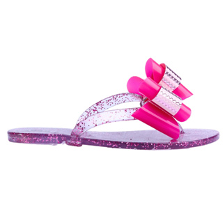 Chinelo laço metalizado sandália glitter meninas Juju Shoes em Oferta na Shopee