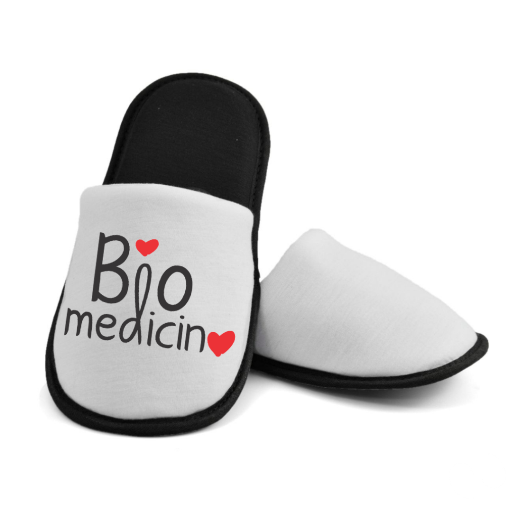 Pantufa de Biomedicina com D Grande - Unisex