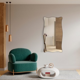 Espelho Pinterest Decorativo Grande 60x80cm - Mod. Paris em Oferta na Shopee