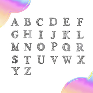 Passante de Letras Prata (Em Unidade) - Alfabeto Para Customização de Chinelos, Coleiras, Sandálias e afins e Calçinhas em Oferta na Shopee