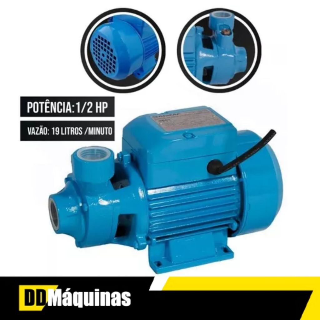 Bomba D'Água Periférica 0,5HP 110V QB60 - Gamma - Home & Living