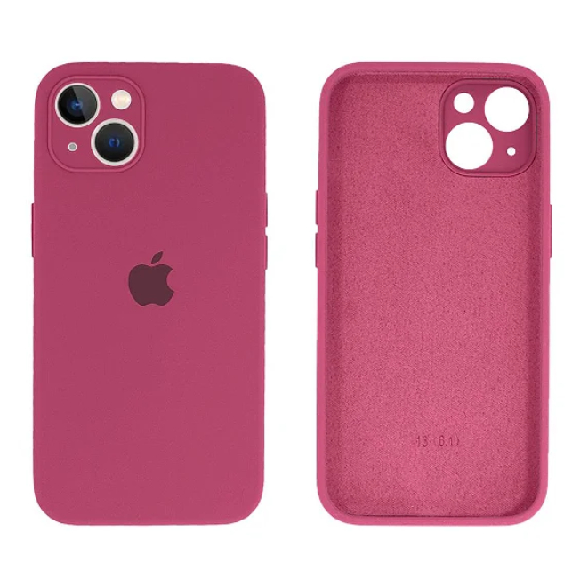 Capa Silicone Aveludada Fechada Proteção Câmera Compatível iPhone 11/ 12/ 13/ XR/ 7/8 plus