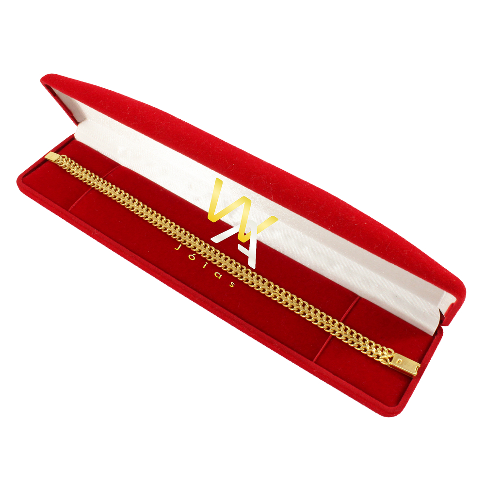 Pulseira grumet pitbull lateral 7mm feito de moeda antiga em Oferta na Shopee