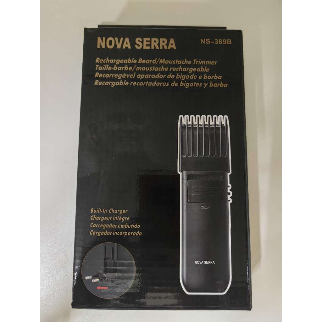 Maquina Corta cabelo e barbear NOVA SERRA NS-389B