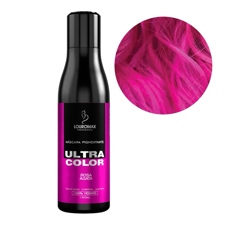 Máscara Pigmentante Rosa Ágata Ultra Color / Louromax 150ml