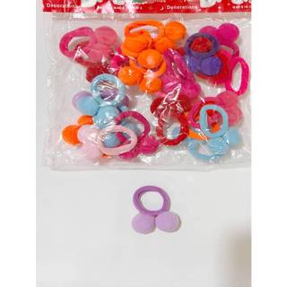 24 Peças Rabicó De Cabelo De Pom Pom Para Meninas