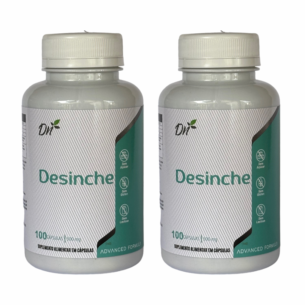 Desinche  02 Potes 100 cápsulas 500mg